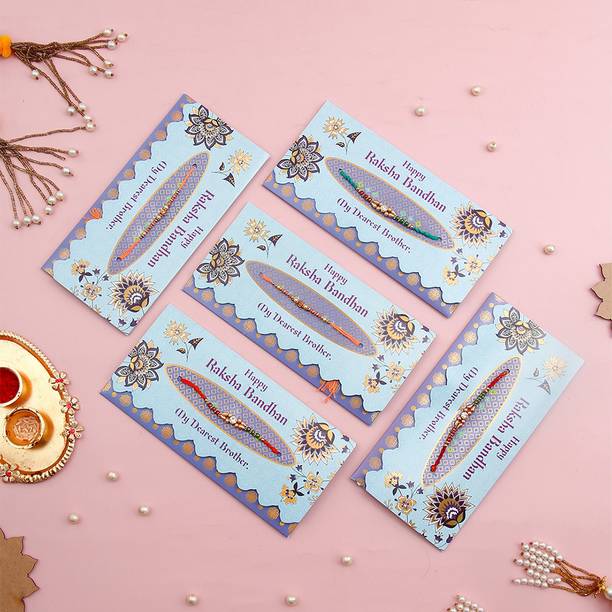ARCHIES Thread Happy Rakshabandhan My Brother Rakhi Mailer Assorted Rakhi  Set