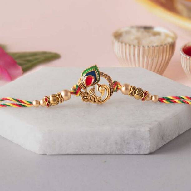 Flipkart SmartBuy Designer Rakhi Assorted Chawal Roli Pack, Rakhi  Set