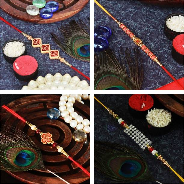 Designer Premium Rakhi Design 2626 Mauli Thread Rakhi by MADHAV