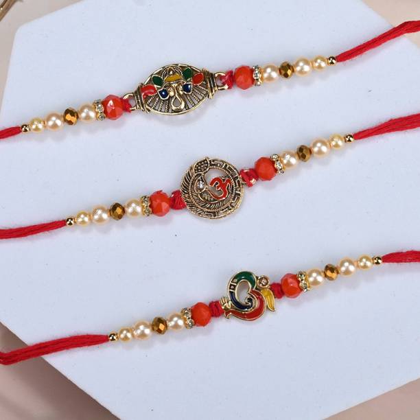 The Stone Aisle Designer Rakhi Assorted Rakhi  Set