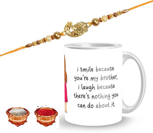 Bracelet LatestJM_Rakhi-Mug-15-BL Assorted Mug Set by PavitraRakhi