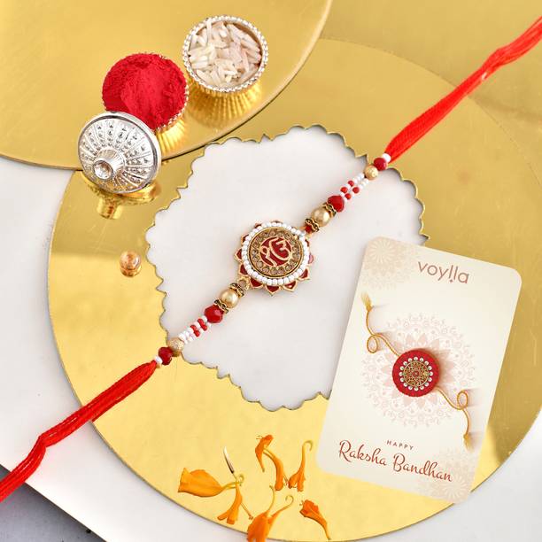 Voylla Designer 8905124524642 Mauli Thread Rakhi  Set