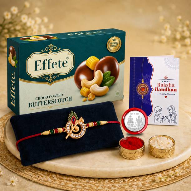 DeoDap Rakhi For Brother |Rakhi with Chocolate | Rakshabandhan gift set |Y22K1_703_BS32 Assorted Gift Box