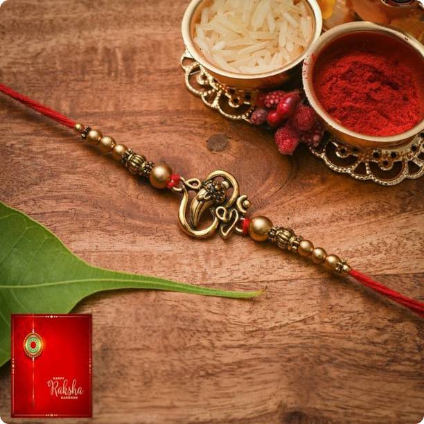 Poorak Religious 23RK_MB_PK1_6039_N1132 Assorted Rakhi  Set