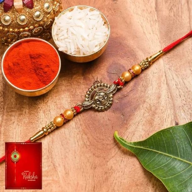 Poorak Religious RK24_MB_PK1_1Y_107 Assorted Rakhi  Set