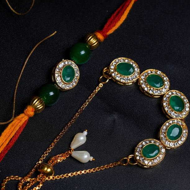 HREEM STORE Bhaiya Bhabhi CV2 Jute Bracelet  Set
