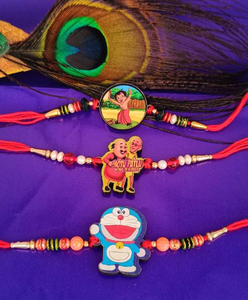 KAVIM Kids WB 21 Assorted Rakhi  Set