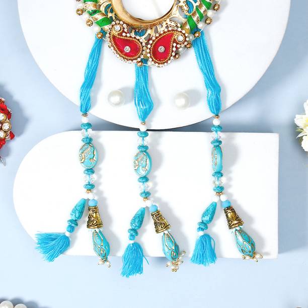 Lumba Ocean Empress Lumba Bhaiya Bhabhi Rakhi Set With Rakhi Greeting Card Assorted Rakhi, Greeting Card, Chawal Roli Pack Set by ARCHIES