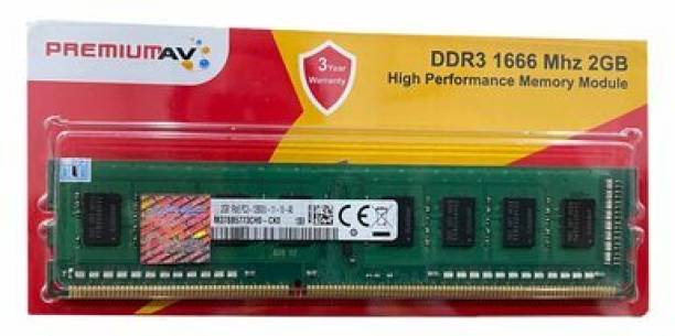 PremiumAV Desktop DDR3 2 GB (Dual Channel) PC (MST-1855)