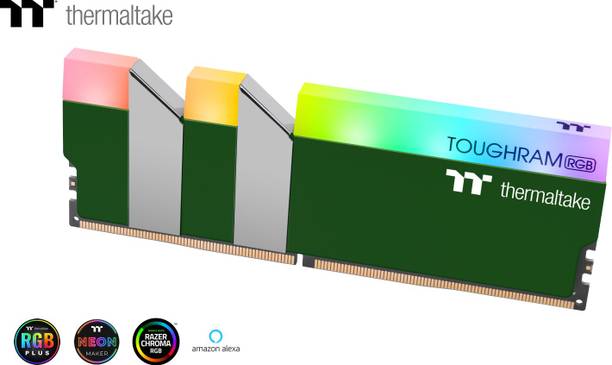 Thermaltake TOUGHRAM RGB DDR4 8 GB (Dual Channel) PC (RG28D408GX2-3600C18A)