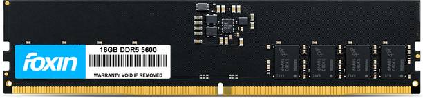 Foxin RAM - UDIMM DDR5 16 GB (Dual Channel) PC (16GB DDR5 Desktop RAM 5600MHz)