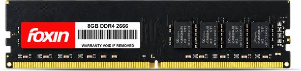 Foxin RAM - UDIMM DDR4 8 GB (Dual Channel) PC (8GB DDR4 Desktop RAM 2666 MHz)