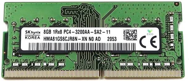 Sk Hynix OEM 3200 MHz DDR4 8 GB (Single Channel) Laptop SO-DIMM RAM (PC4-25600)