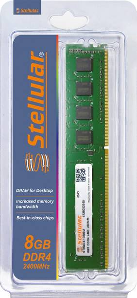 STELLULAR 2400/19200MHZ DDR4 8 GB (Dual Channel) PC DDR...