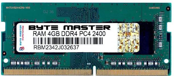BYTE MASTER DDR4 DDR4 4 GB (Dual Channel) PC (RAM 4GB D...