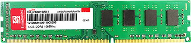 Simmtronics DESKTOP RAM DDR3 4 GB (Single Channel) PC (...