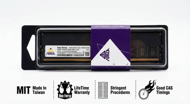 Neo Forza DDR 5 DDR5 32 GB (Single Channel) PC DDR5 (NMUD532F82-4800JA00)