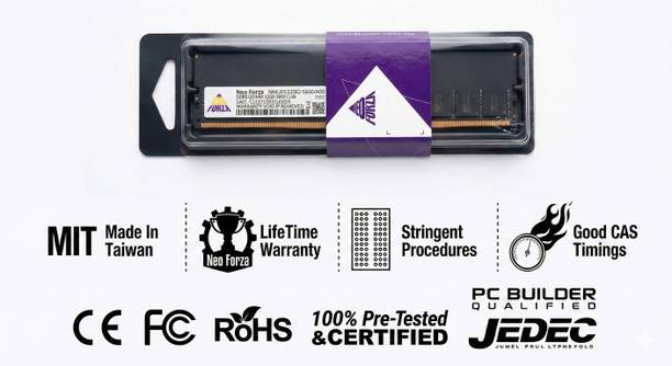 Neo Forza DDR 5 DDR5 32 GB (Single Channel) PC DDR5 (NMUD532F82-5600JA00)