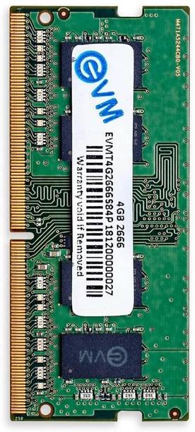 EVM 4GB 2666MHz DDR4 4 GB (Dual Channel) Laptop (EVMT4G2666S84P)