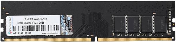 consistant High Performance DDR4 8 GB (Single Channel) PC (DDR4 8GB2666)