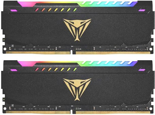 patriot Viper Steel RGB 2X8GB DDR4 16 GB (Single Channel) PC DRAM (PVSR416G440C8K)