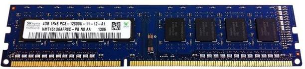 Hynix PC3 12800, DESKTOP PC RAM DDR3 4 GB (Dual Channel) PC DDR (HMT451U6AFR8A-PB, DDR3 1600MHZ,2RX8)
