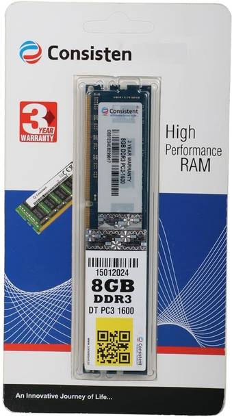 CONSISTEN DDR 3 SERIES,61 CHIPSET SUPPORTED DDR3 8 GB (...