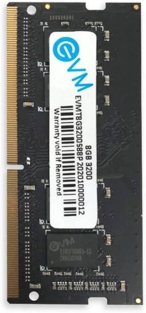 EVM LAPTOP RAM DDR4 8 GB (Dual Channel) Laptop LAPTOP RAM (EVMT8G3200S88P)