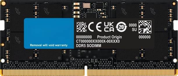 PreSolve 4800MHz High-Speed Memory Module DDR5 16 GB (Dual Channel) Laptop (PC5-38400 | 262-Pin SO-DIMM | 1.1V)