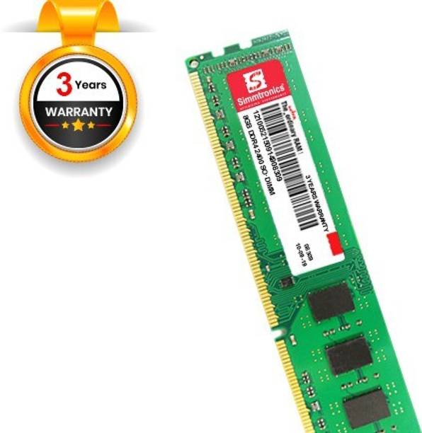 Simmtronic U-DIMM 2400MHZ DDR4 8 GB (Single Channel) PC...