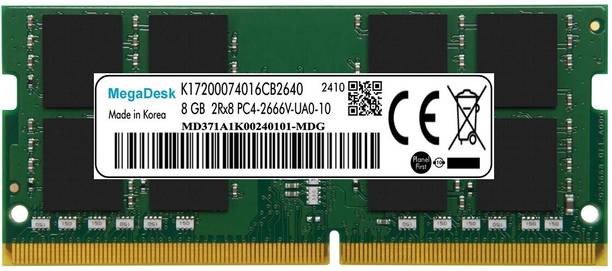 MegaDesk Laptop PC4 DDR4 8 GB (Single Channel) PC (High...