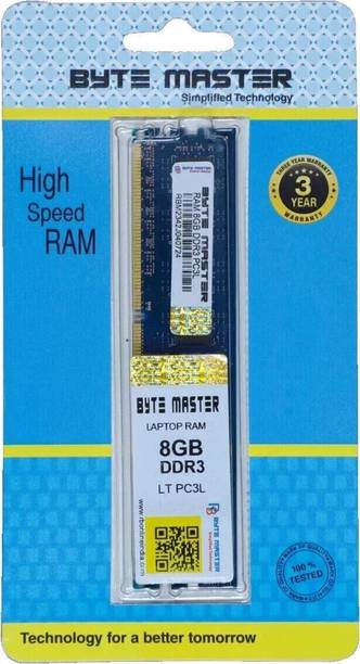 BYTE MASTER DDR3 DDR3 8 GB (Dual Channel) PC (RAM 8GB DDR3 1333 Mhz)