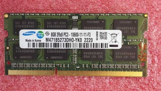 Samsung 10600/1333MHz DDR3 8 GB (Dual Channel) Laptop (8GB)