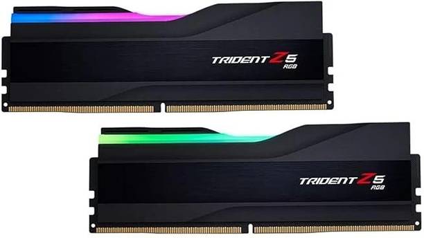 gskill Trident Z5 RGB Series DDR5 16 GB (Dual Channel) PC (MEMORY F5-6000J3040F16GX2-TZ5RK - 16GB X 2 6000MHz Trident Z RGB CL 30)