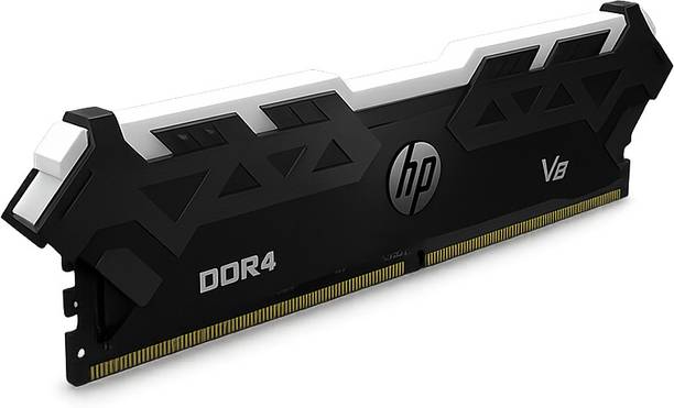 HP V8 RGB 3600 MHz DDR4 8 GB (Single Channel) PC DRAM (7EH92AA#ABB)