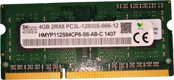 Sk Hynix Premium Memory DDR3 4 GB (Dual Channel) Laptop (Skhynixddr3)