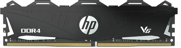 HP V6 3600 MHz DDR4 8 GB (Single Channel) PC DRAM (7EH74AA#ABB)