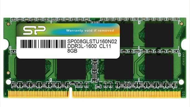 SILICONN POWER DDR3 SODIMM DDR3 8 GB (Single Channel) Laptop (SP008GLSTU160N02)