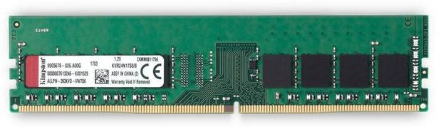 KINGSTON RAM DDR4 8 GB PC 288-Pin DDR4 SDRAM (2400MHz N...