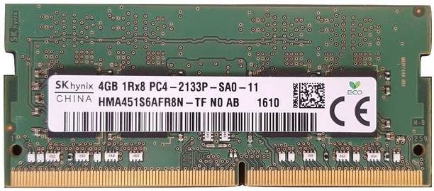 Hynix PC4 DDR4 4 GB Laptop (4GB RAM 1Rx8 PC4-17000 DDR4-2133 1.2 Volts CL15 260 Pin Sodimm Flash Memory p/n)