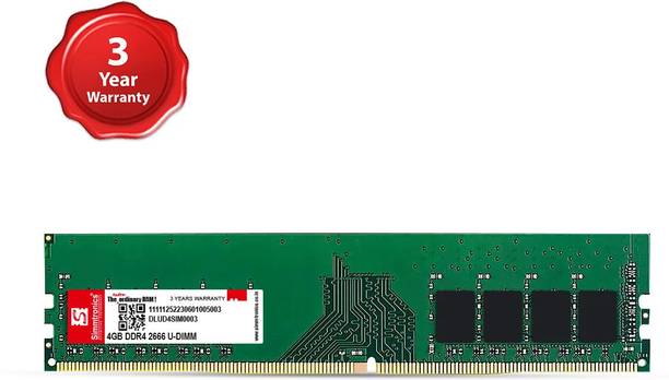 Simmtronic RAM DDR4 4 GB (Single Channel) PC (2666)