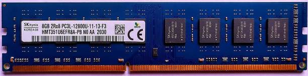 Hynix 1600MHZ DDR3 8 GB (Dual Channel) PC (8GB 2Rx8 PC3L-12800U-11-13-F3)