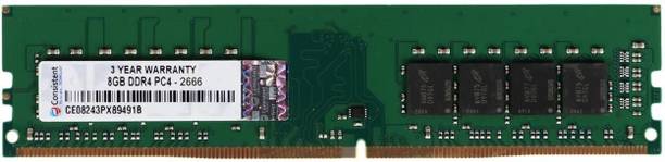 Consistent Desktop RAM DDR4 8 GB (Single Channel) PC (8GB DDR4 Desktop RAM 2666 MHz)
