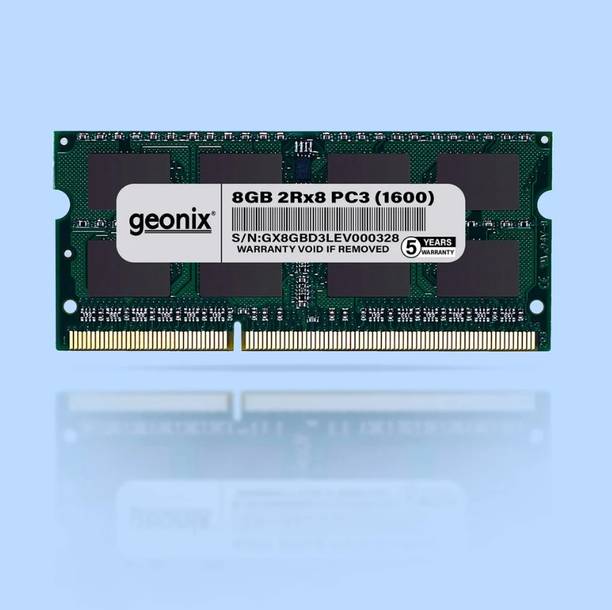 Geonlx Laptop RAM DDR3 8 GB (Dual Channel) Laptop DDR3L (8GB DDR3L 1.35 Volt 1600 MHz | Pin-204 | SODIMM | Unbuffered | Cas Latency CL11)