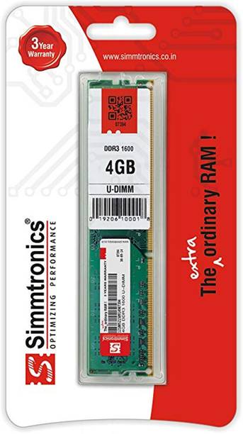 simtronics 4 DDR3 4 GB (Dual Channel) PC Dasktop (Simmtronics 4GB 1333MHz DDR3 SDRAM)