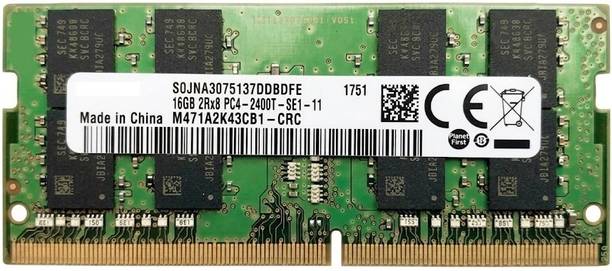 Skcomputer DDR4 SODIMM DDR4 16 GB (Single Channel) Laptop DDR4 (M471A2K43CB1-CRC)