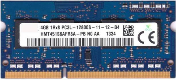 KAVTRON New DDR3 4 GB Laptop (4GB RAM PC3L 12800 DDR3 1600 MHz Low Voltage 1.35v Memory Module for Laptop)
