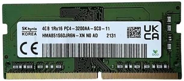 Sk Hynix DDR4 DDR4 4 GB (Single Channel) Laptop (DDR4 4GB 3200AA)