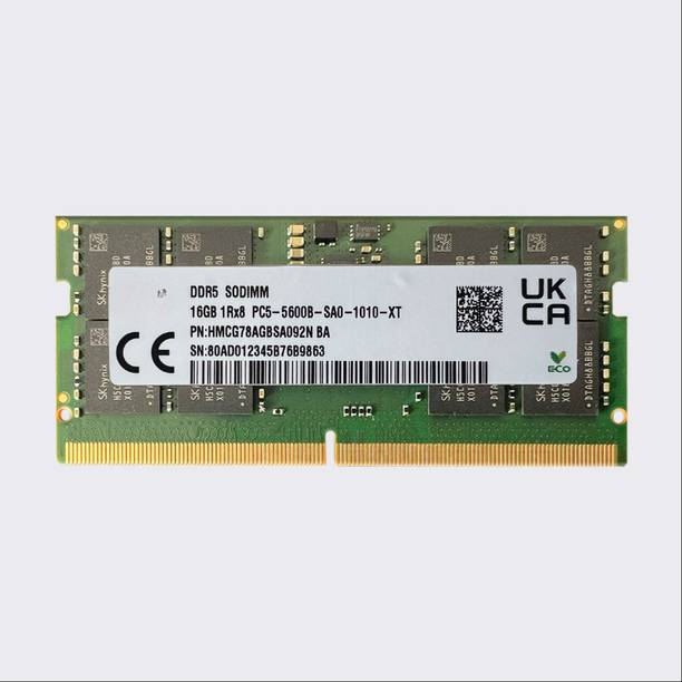 PreSolve 16GB DDR5 5600 mhz DDR5 16 GB Laptop PreSolve 16 GB DDR5 5600 MHz Laptop RAM (16GB DDR5 5600 MHz Laptop Memory)