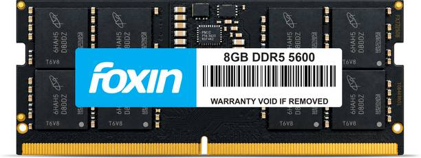 Foxin RAM - SODIMM DDR5 8 GB (Dual Channel) Laptop (8GB DDR5 Laptop RAM 5600 MHz)